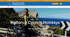 Desktop Screenshot of cyclingholidaytoursmallorca.com